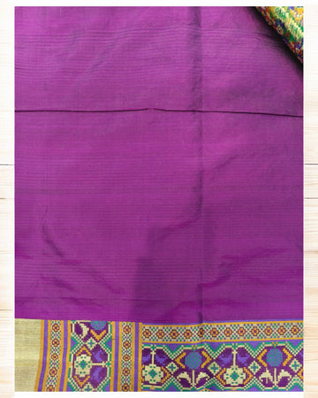 PURPLE BANARASI PATOLA SAREE