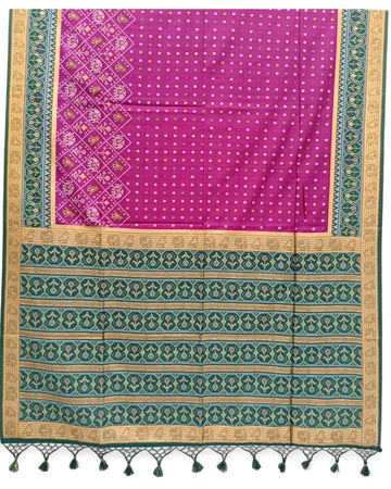 GHICHA SILK PATOLA SAREE