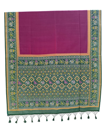GHICHA SILK PATOLA SAREE