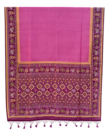 GHICHA SILK PATOLA SAREE