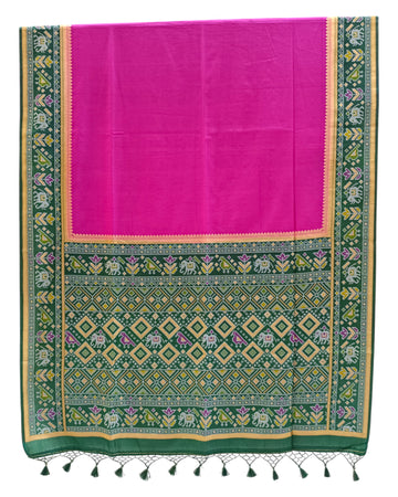 GHICHA SILK PATOLA SAREE