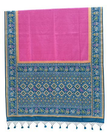 GHICHA SILK PATOLA SAREE
