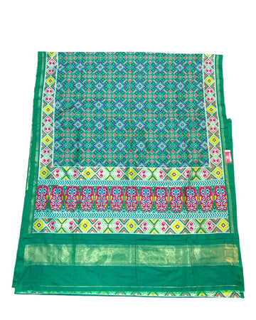 GREEN PATOLA SAREE