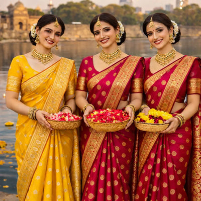 Butta Border Saree