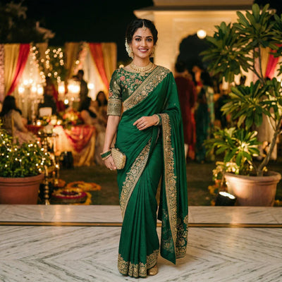 Saree With Readymade Blouse
