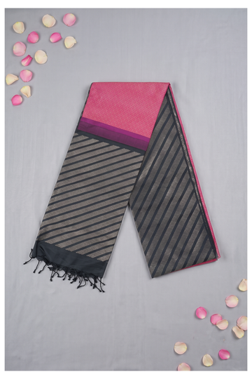 Rani Pink Banarasi Pure Silk Wedding & Party Wear Saree