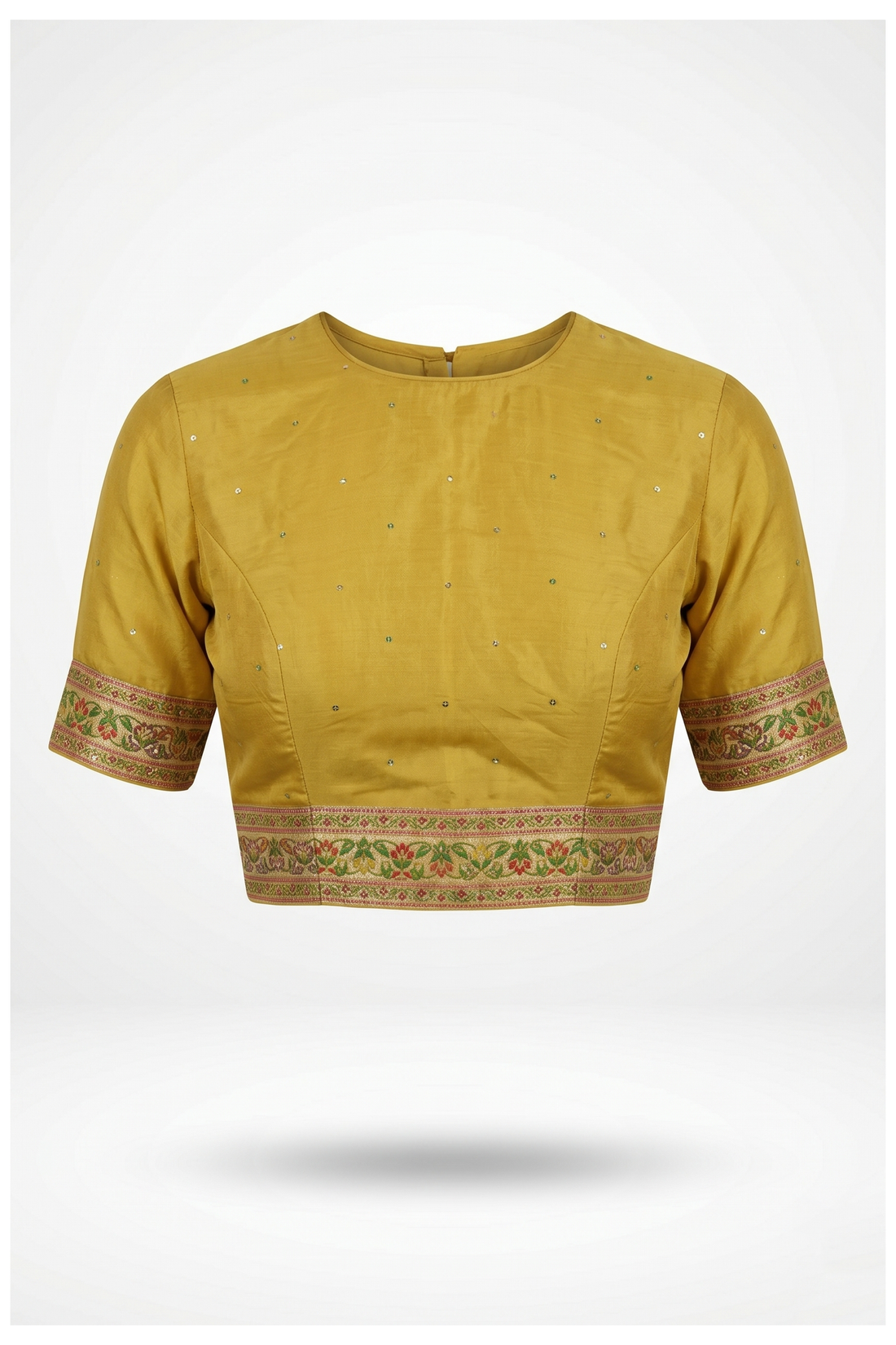 Royal Mustard Banarasi Art Silk Wedding Saree