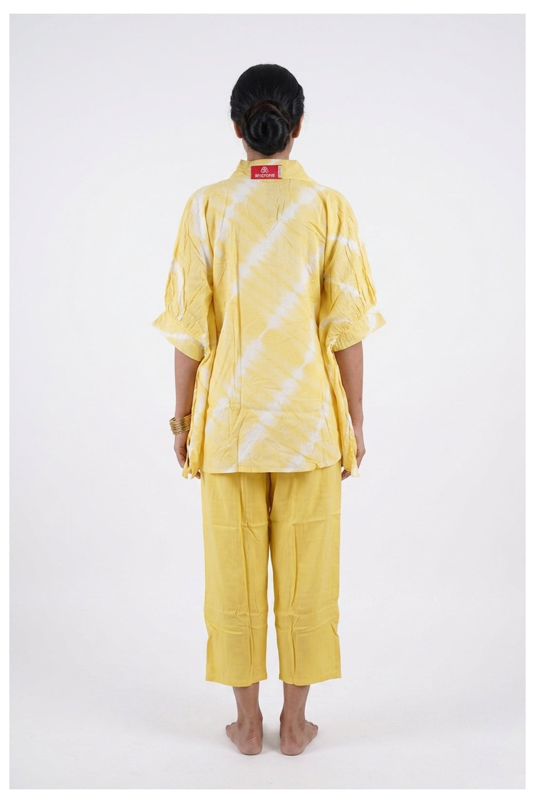 Sunshine Yellow Tie-Dye Co-Ord Set