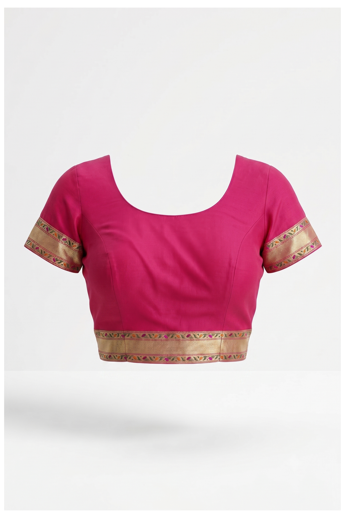 Magenta Banarasi Art Silk Wedding Saree