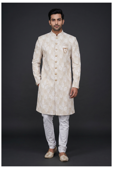 Men'S Indo-Western Sherwani Set