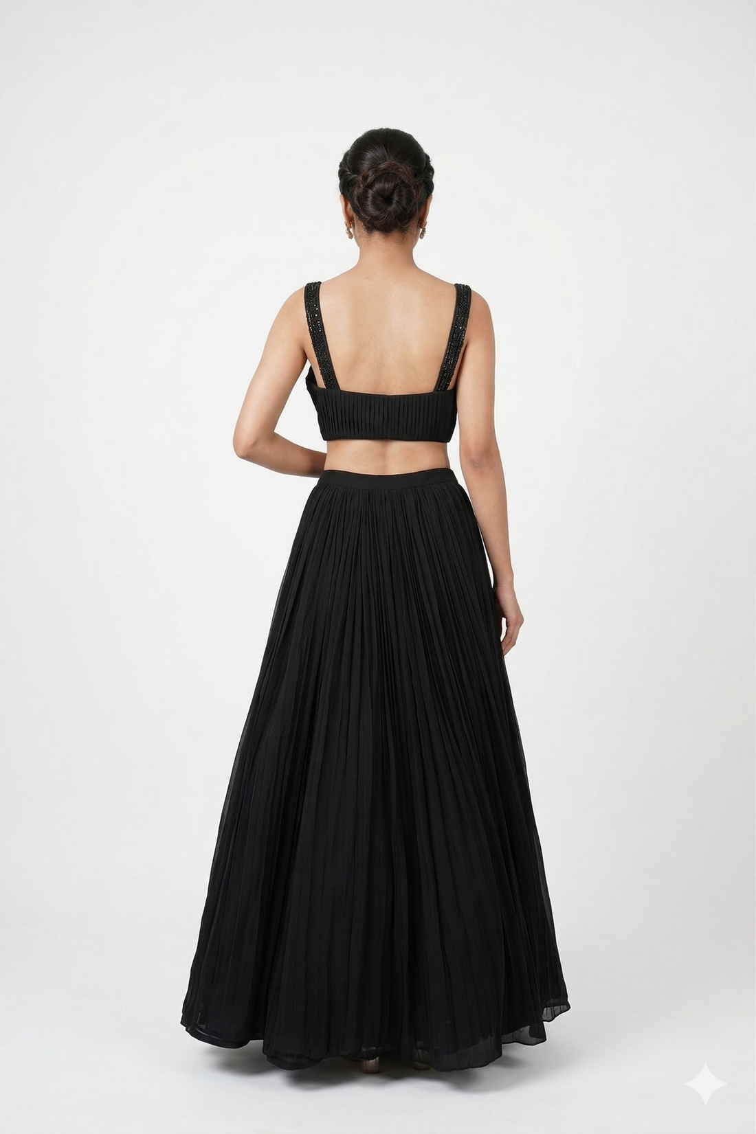 BLACK LEHENGA CHOLI