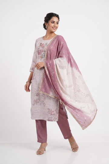 Sunshine Yellow Ethnic Kurta Pant Dupatta Set