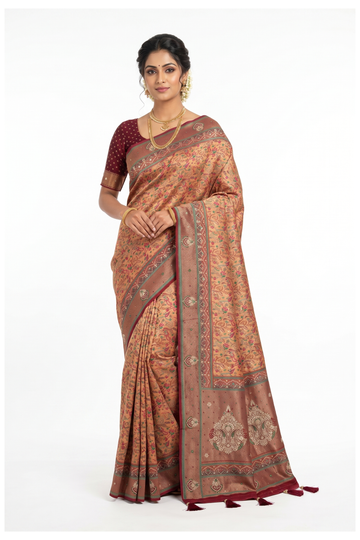 Light Coral Tissue Silk South Silk Wedding