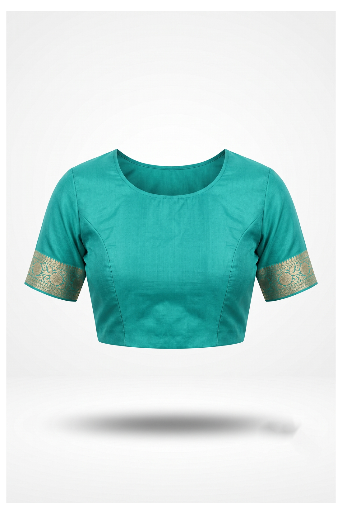 Teal Banarasi Pure Silk Wedding Saree