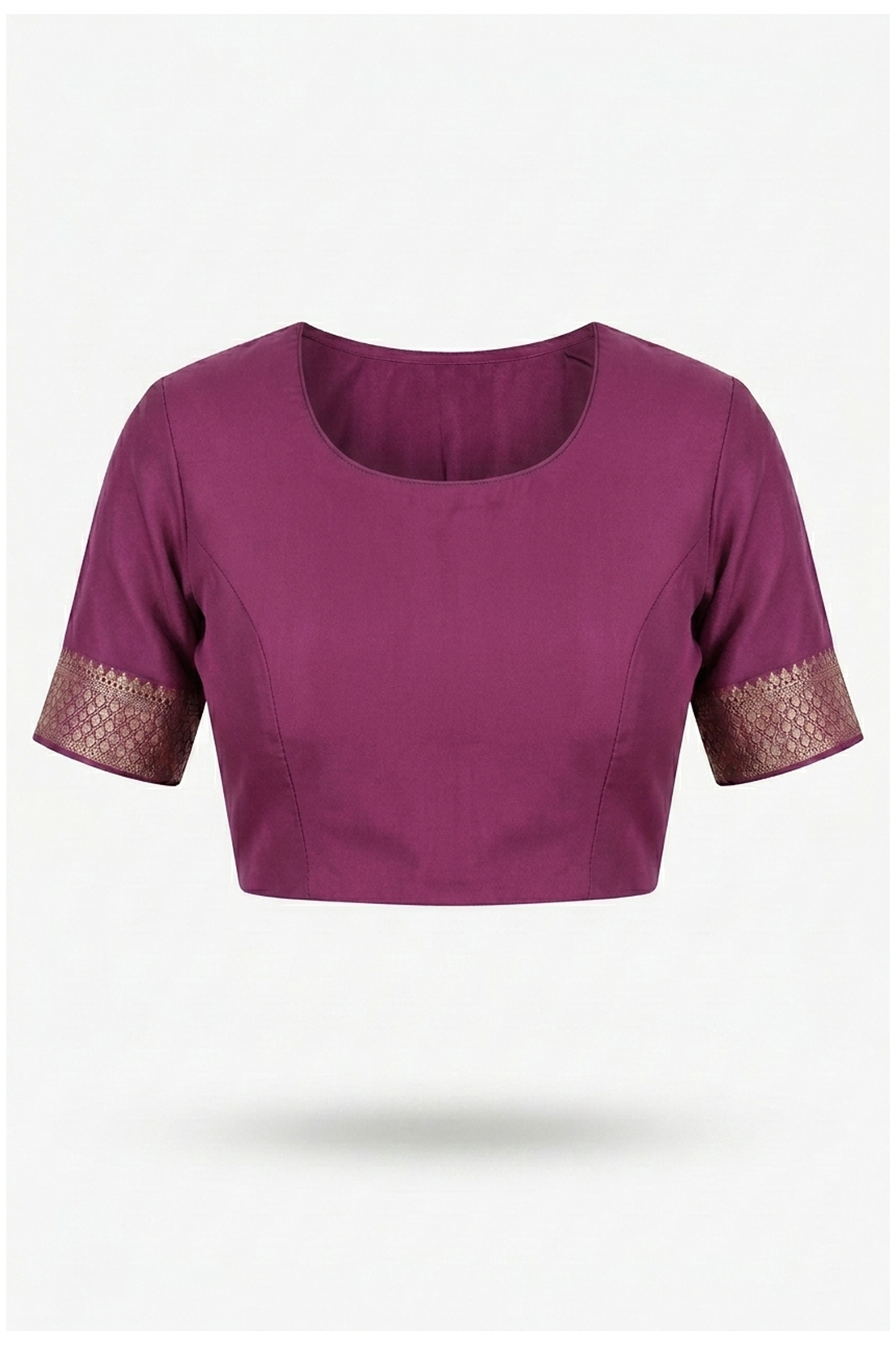 Wine Dola Silk Banarasi Wedding Party Wear