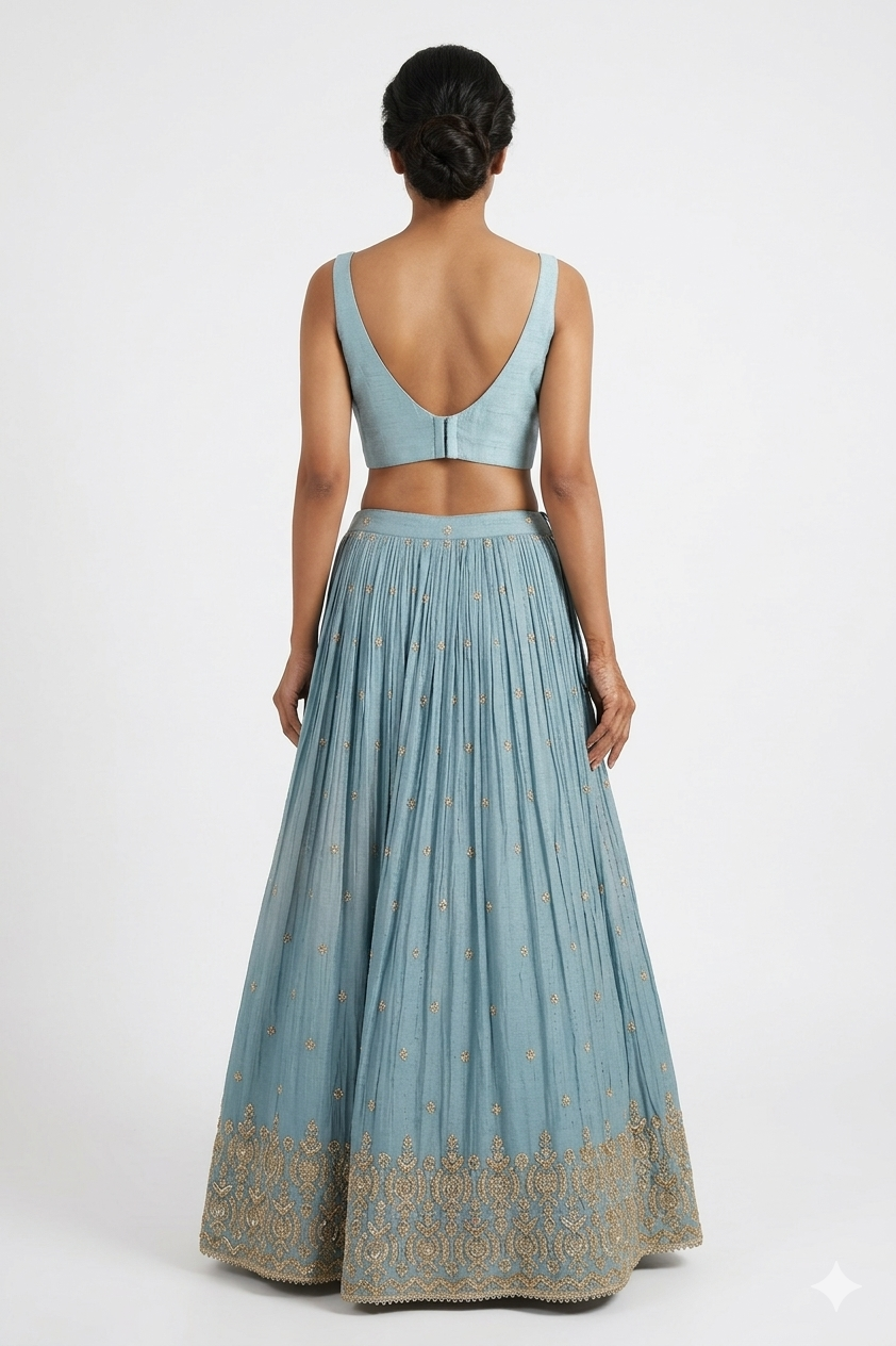 Women’s Indo-Western Lehenga Set
