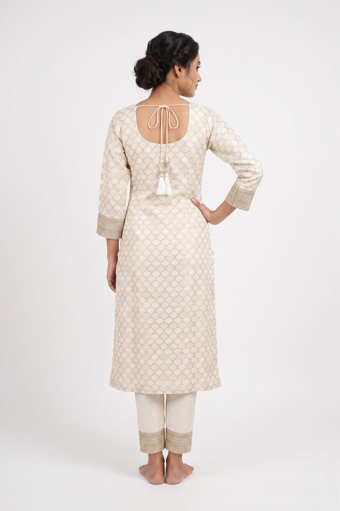 Ivory Royale Embroidered Suit Set