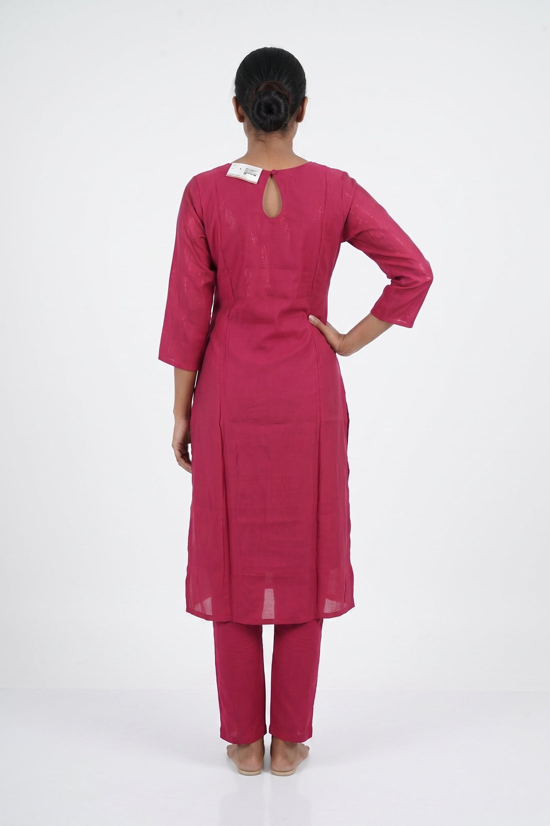 Berry Bloom Floral Dupatta Kurta Set