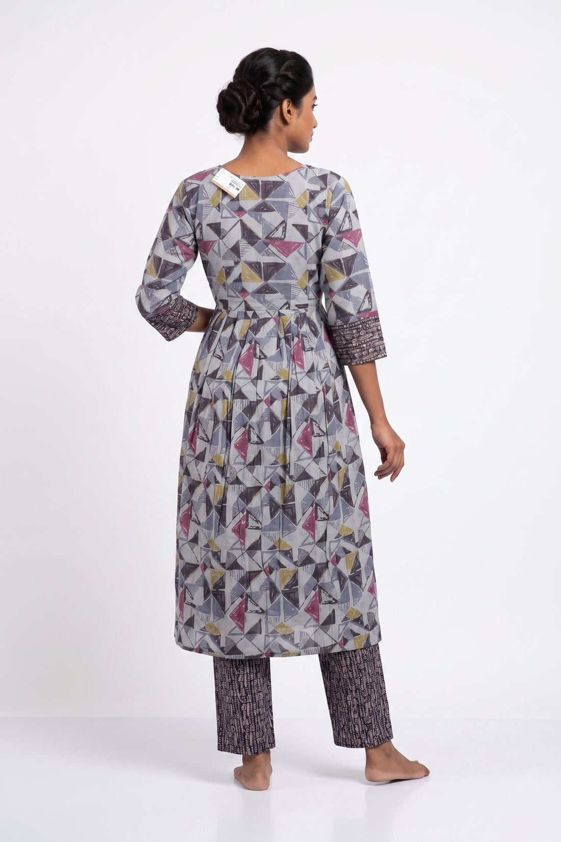 Midnight Mosaic Printed Kurta Palazzo Set