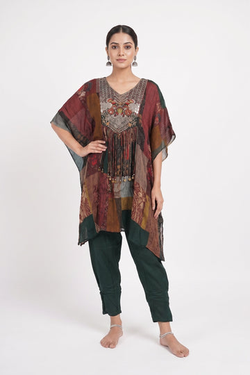 Bohemian Fusion Kaftan Style Co-Ord Set