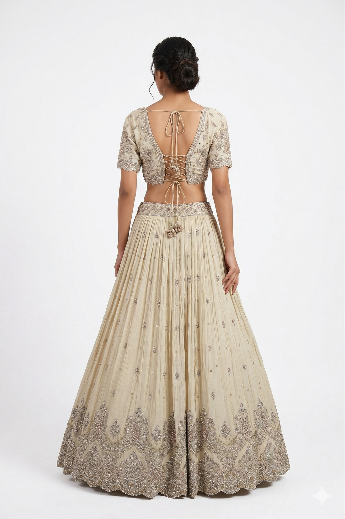 BEIGE LEHENGA CHOLI
