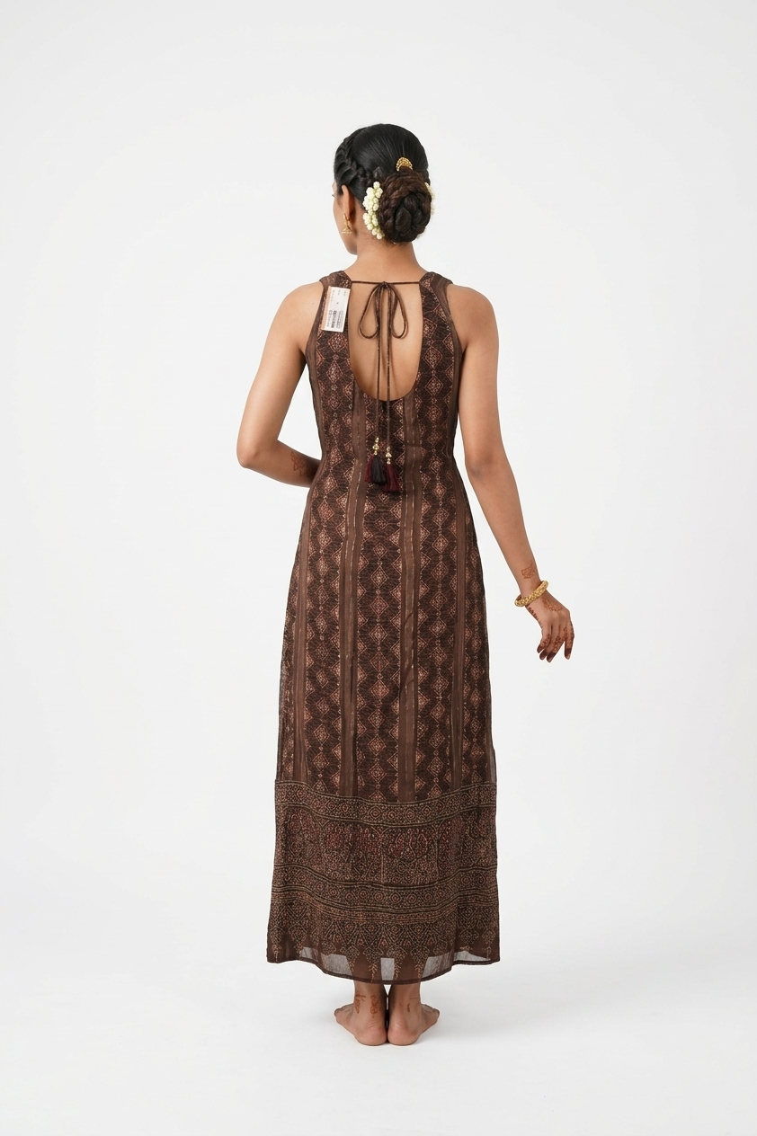 Wine Embroidered Kurta Set With Dupatta