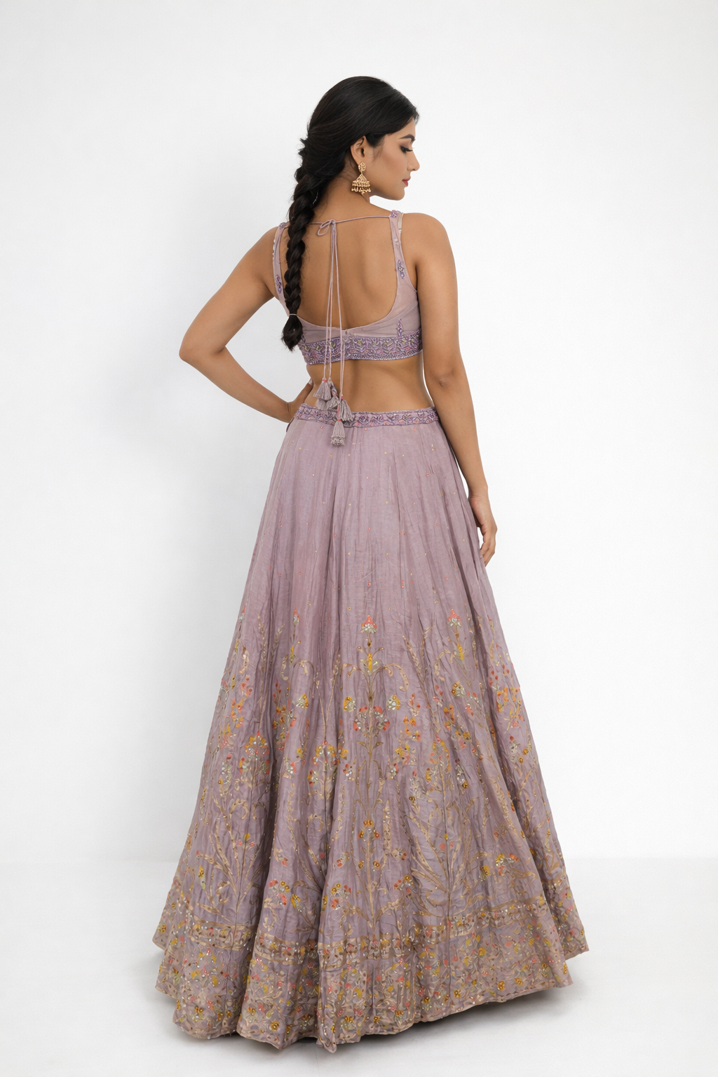 LIGHT LAVENDER LEHENGA CHOLI