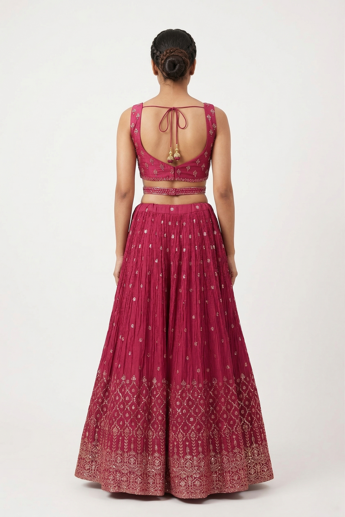 MAGENTA LEHENGA CHOLI