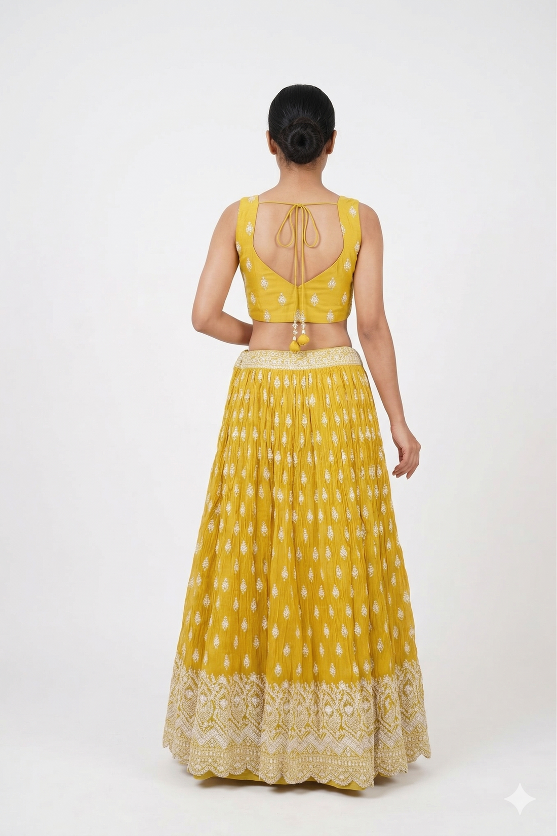 YELLOW GOLD LEHENGA CHOLI
