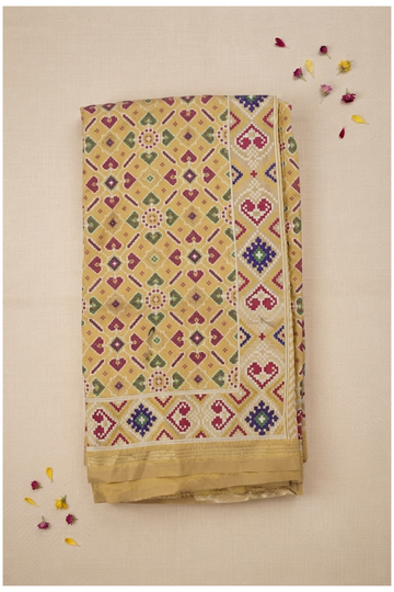 Mustard Banarasi Art Silk Wedding Saree
