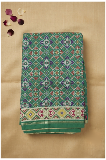 Bottle Green Banarasi Art Silk Wedding Saree