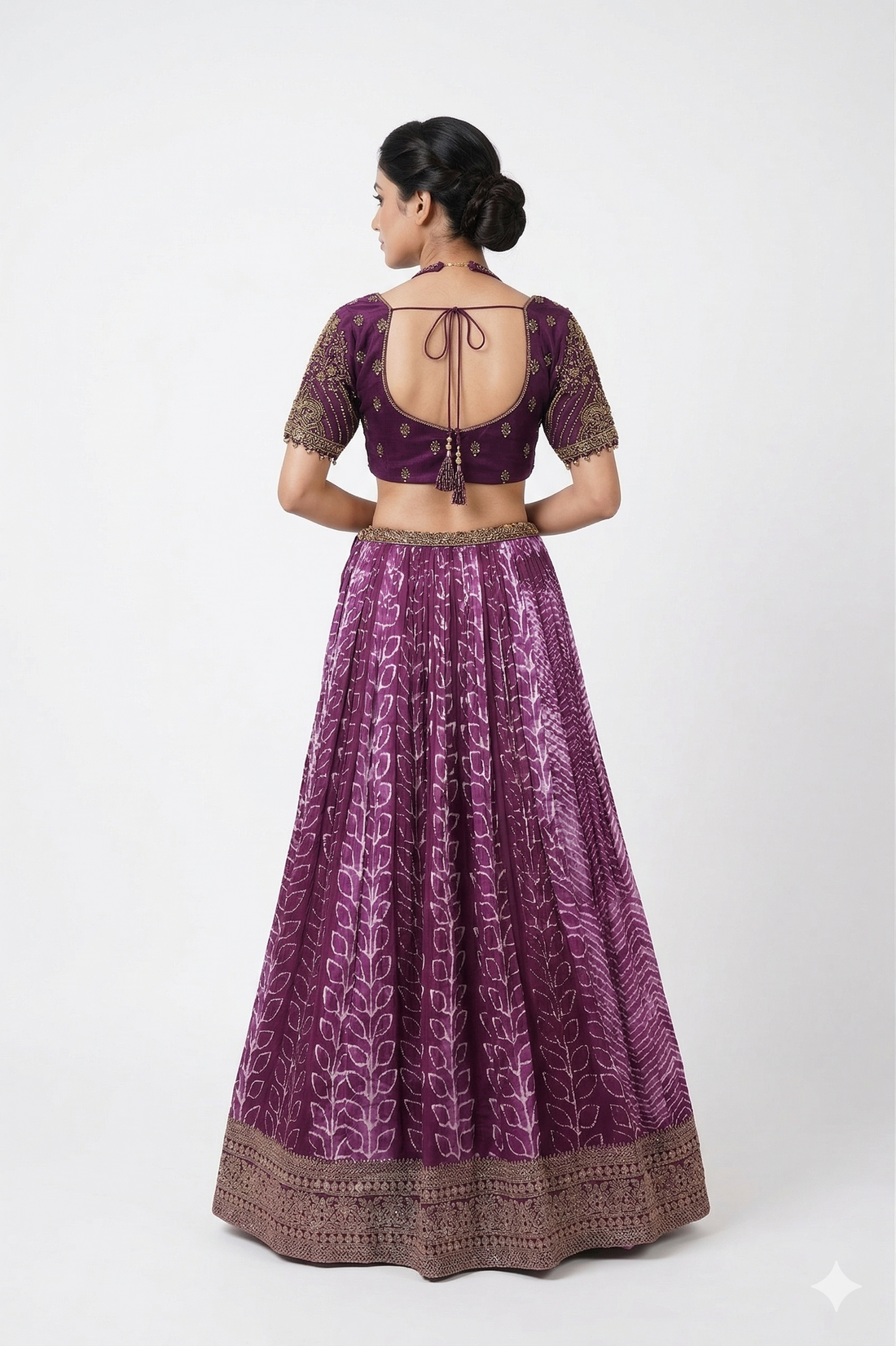 DARK PURPLE LEHENGA CHOLI