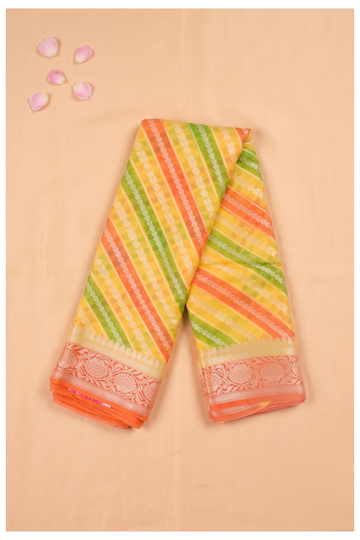 Multicolor Banarasi Art Silk Wedding And Party Wear Saree