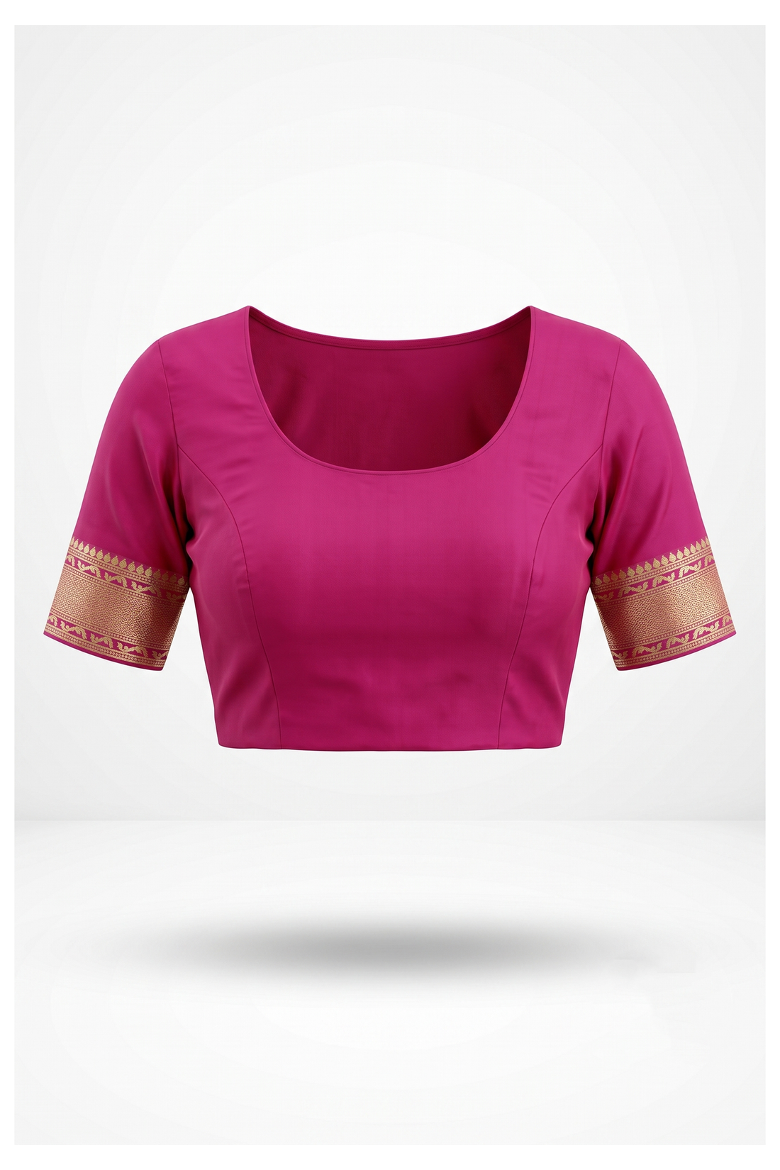 Magenta Banarasi Pure Silk Wedding & Party Wear Saree