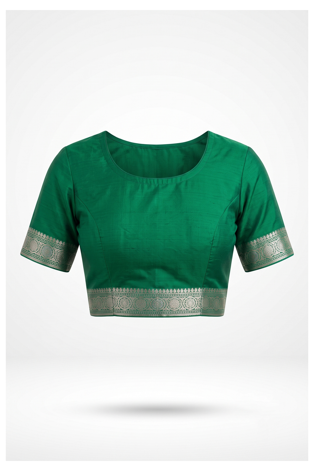Bottle Green Banarasi Pure Silk Wedding Party Saree