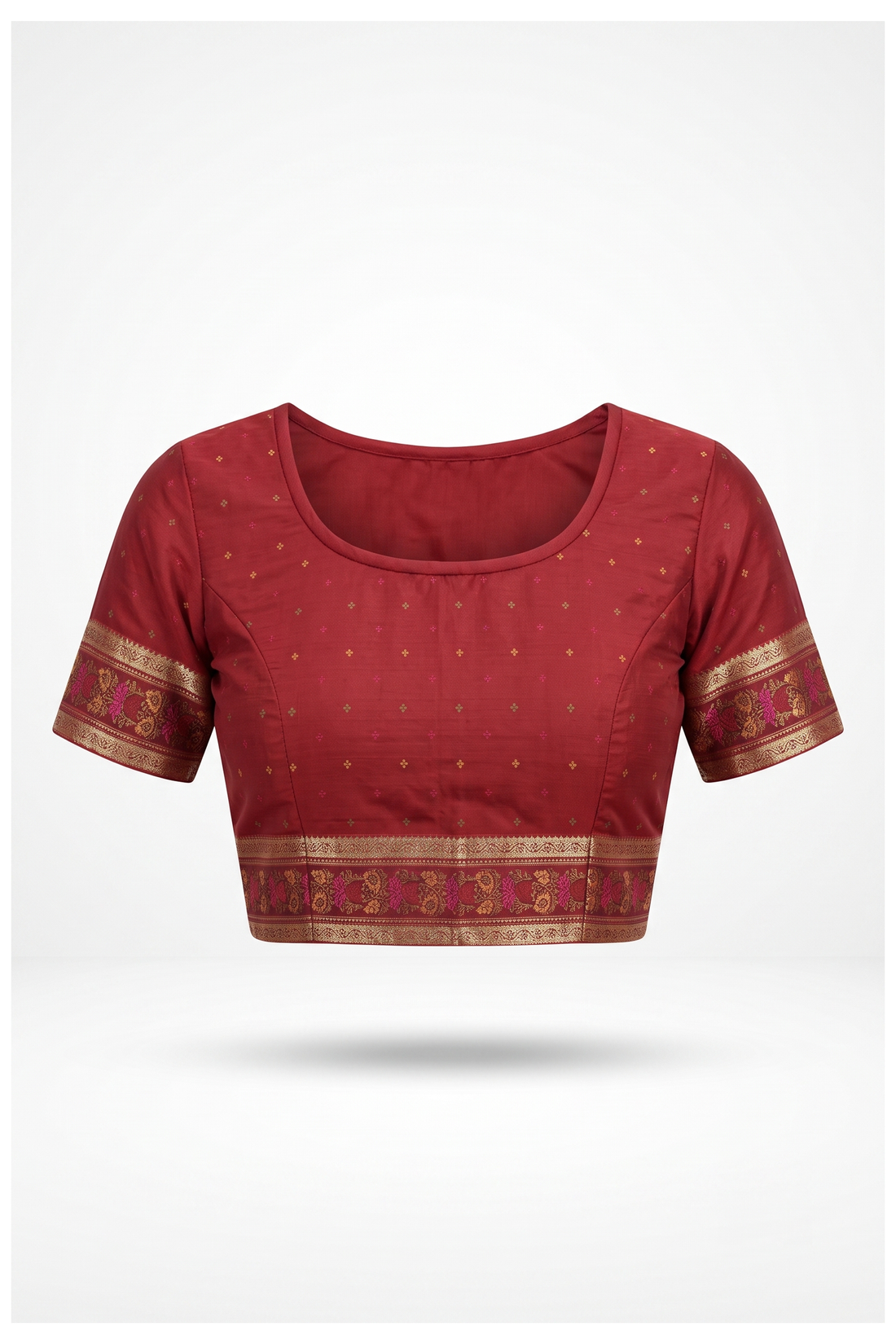 Maroon Banarasi Art Silk Wedding Saree