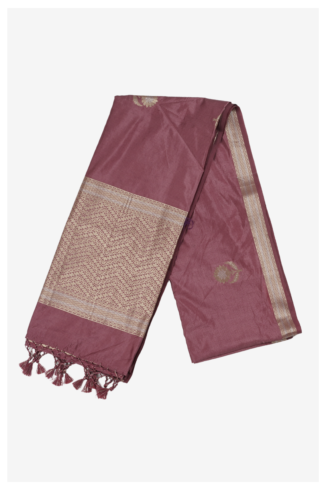 Wine Banarasi Art Silk Wedding Saree