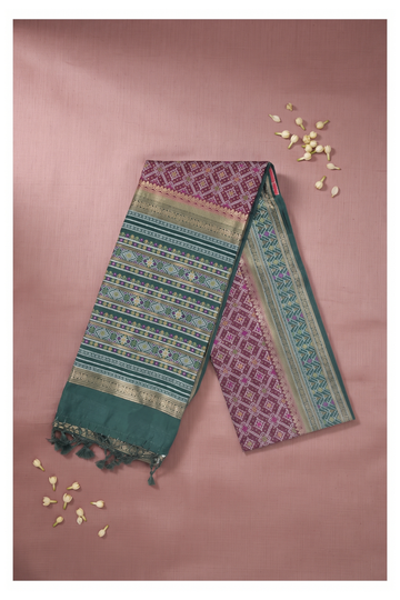 Wine Banarasi Art Silk Wedding Saree