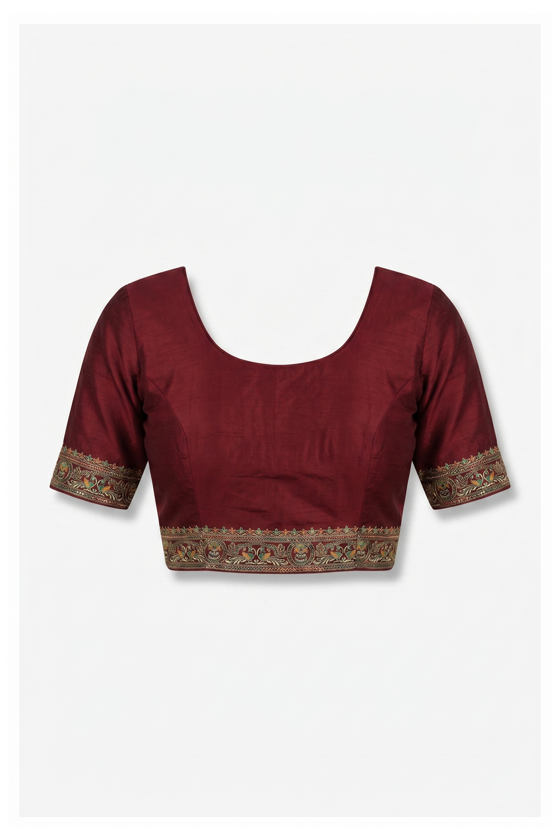 Maroon Gharchola Gajji Silk Wedding & Party Wear Saree