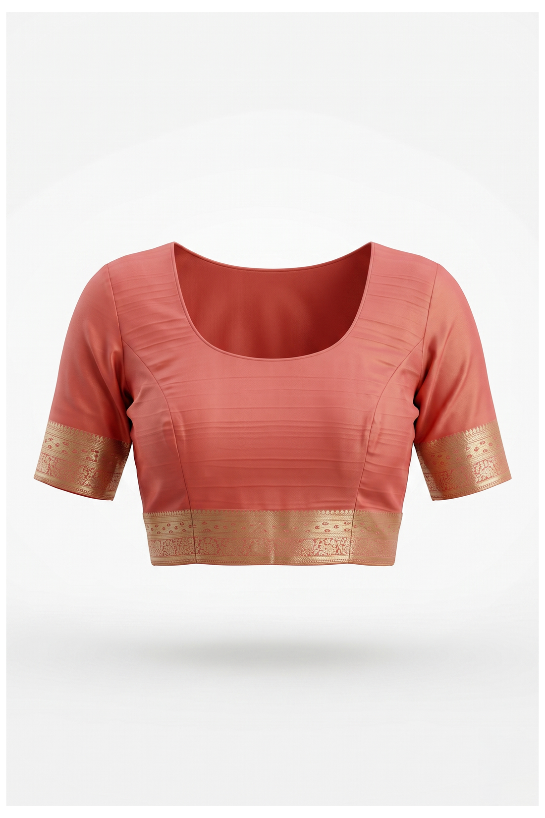 Champagne Gold South Tissue Silk Wedding Wear Saree