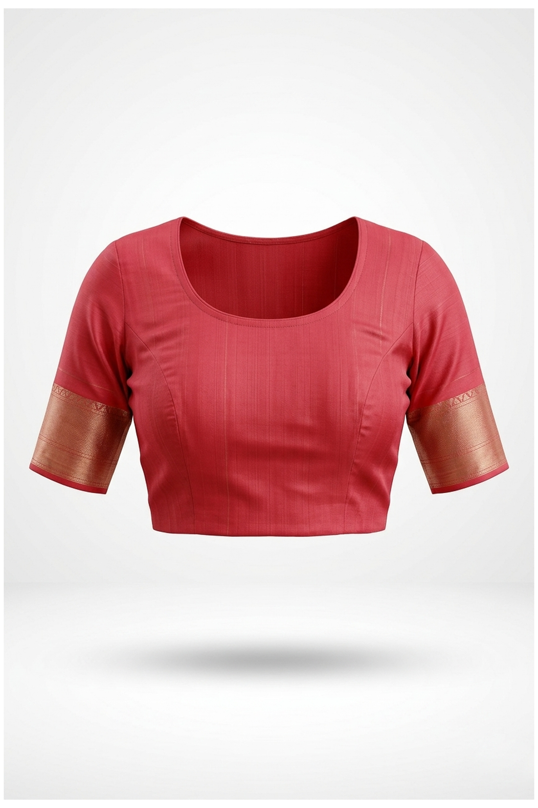 Coral Pure Silk South Silk Wedding Party Wear