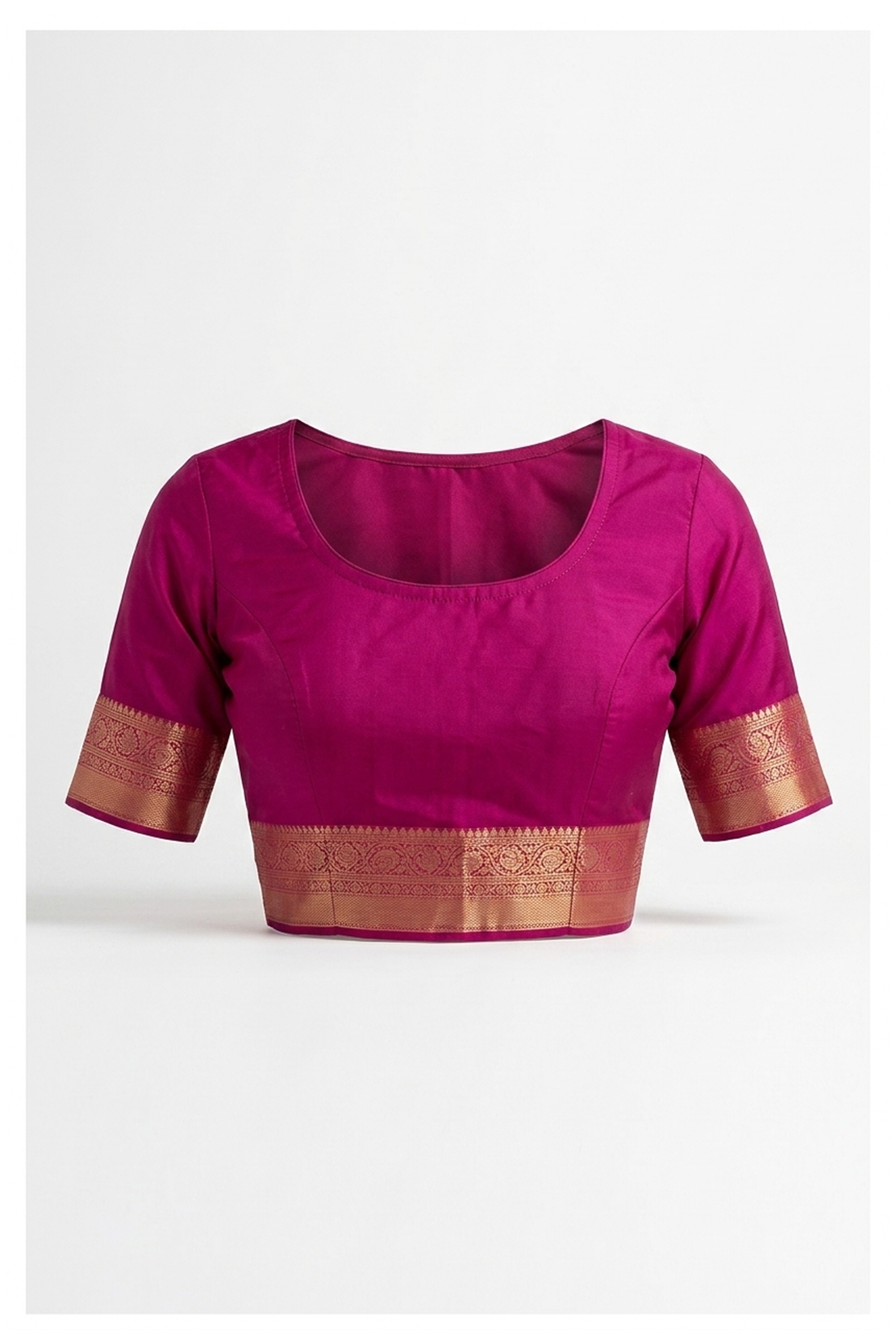 Magenta Pure Silk South Silk Wedding Party Saree
