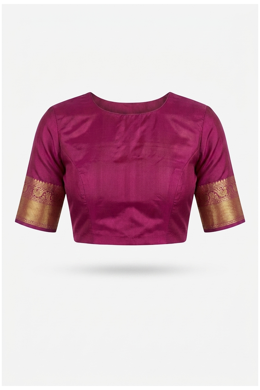 Magenta Pure Silk South Silk Wedding & Party Wear Saree