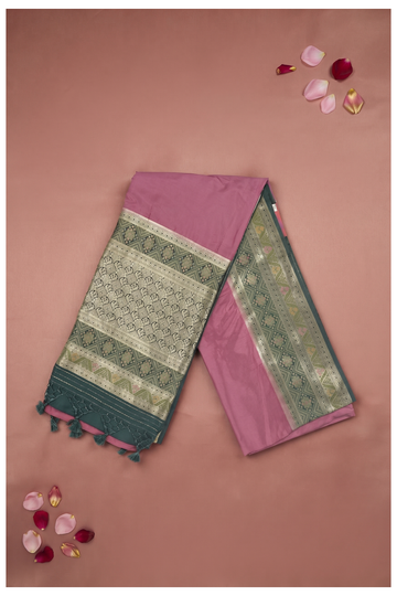 Magenta Banarasi Art Silk Wedding & Party Wear Saree