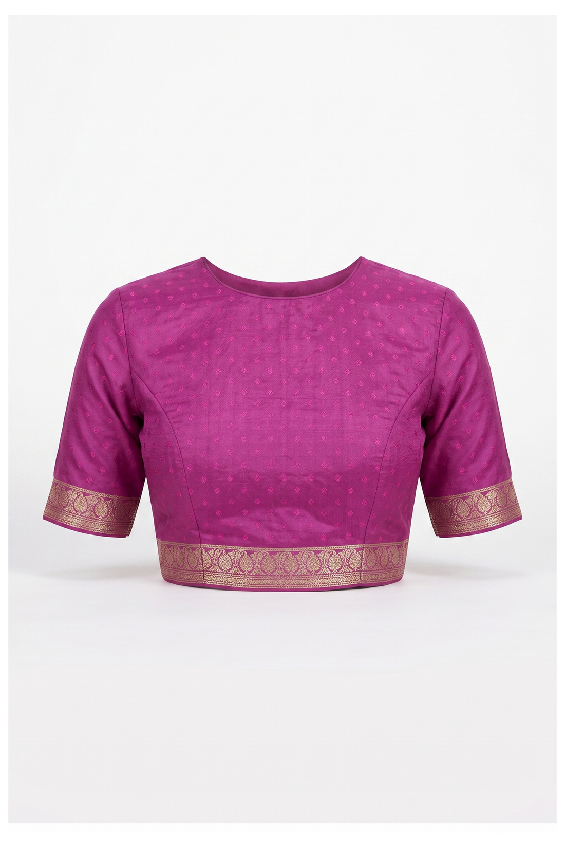 Magenta Banarasi Art Silk Saree For Wedding & Party Wear