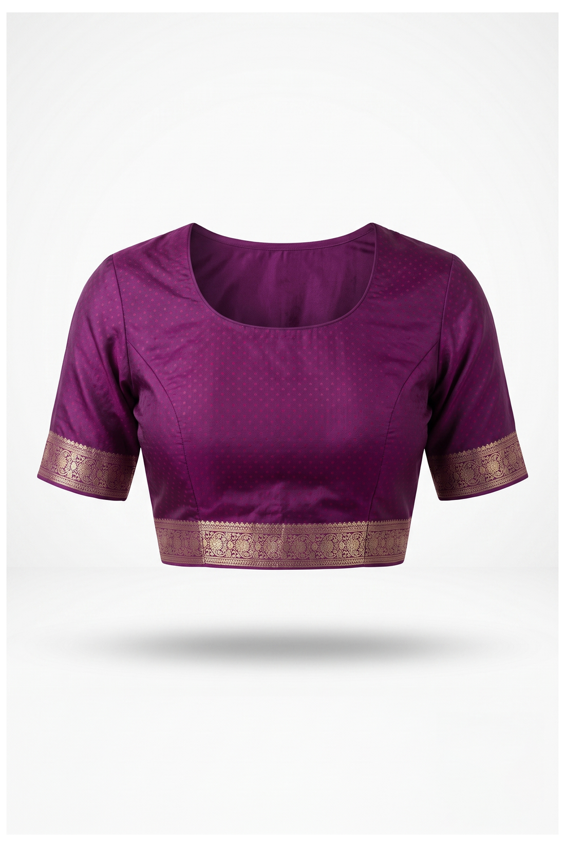 Wine Banarasi Art Silk Wedding & Party Wear Saree