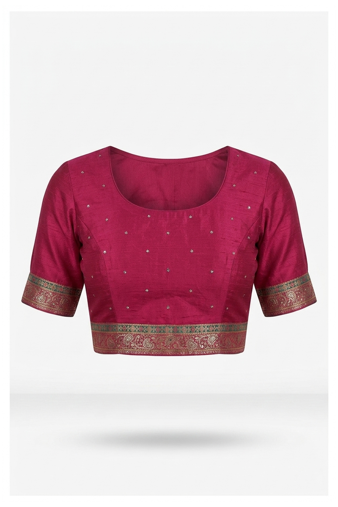Maroon Banarasi Gajji Silk Wedding & Party Wear Saree