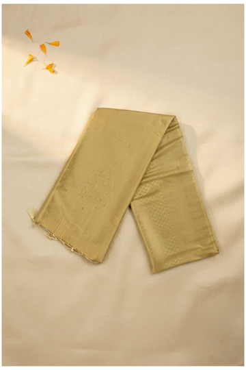 Light Olive Green Banarasi Art Silk Wedding Saree