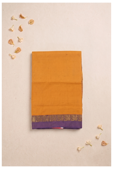 Mustard Cotton Haldi & Party Wear Saree