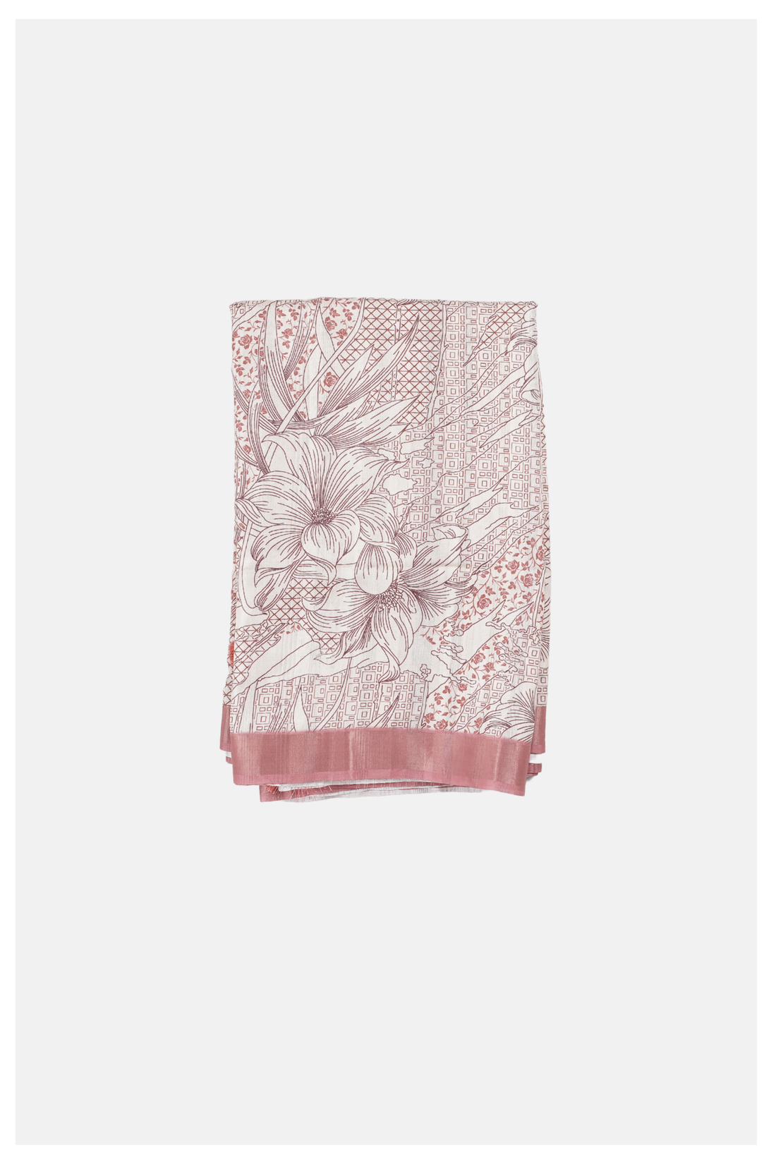 Wine Cotton Wedding & Party Wear Saree
